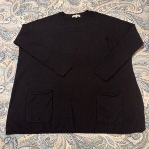 Grace & Lace Black Crewneck Sweater